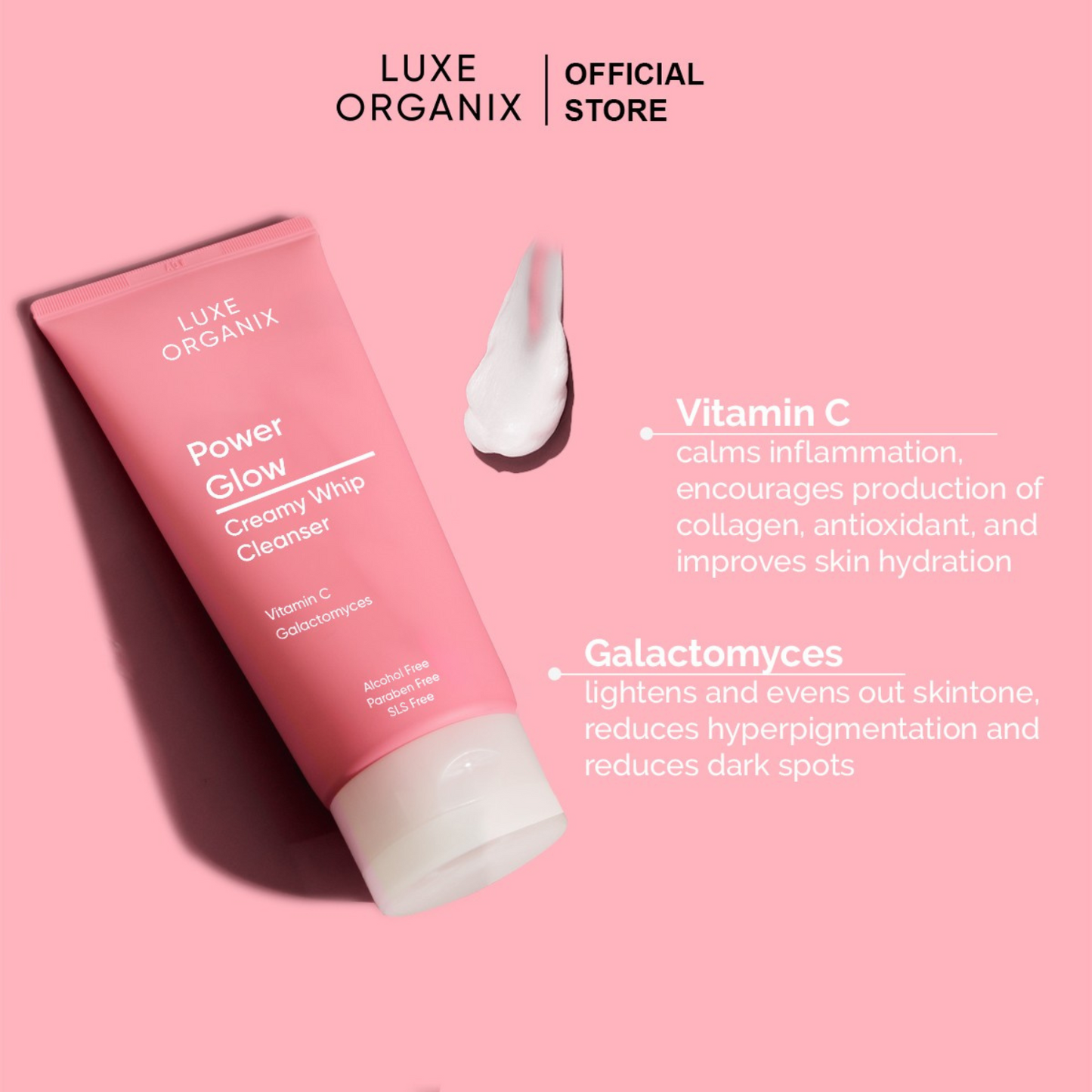 Power Glow Vita Glow C Whip Cleanser 150g