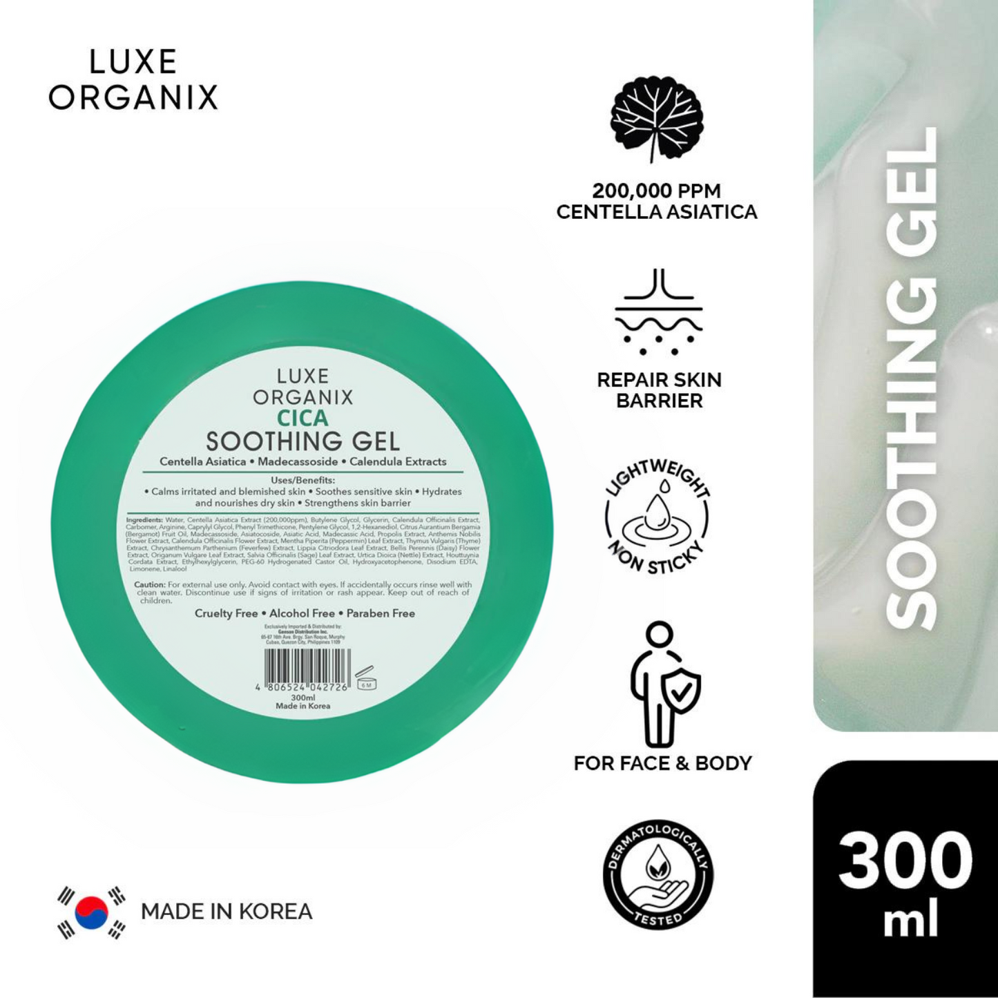 Soothing Gel Centella Asiatica 300ml