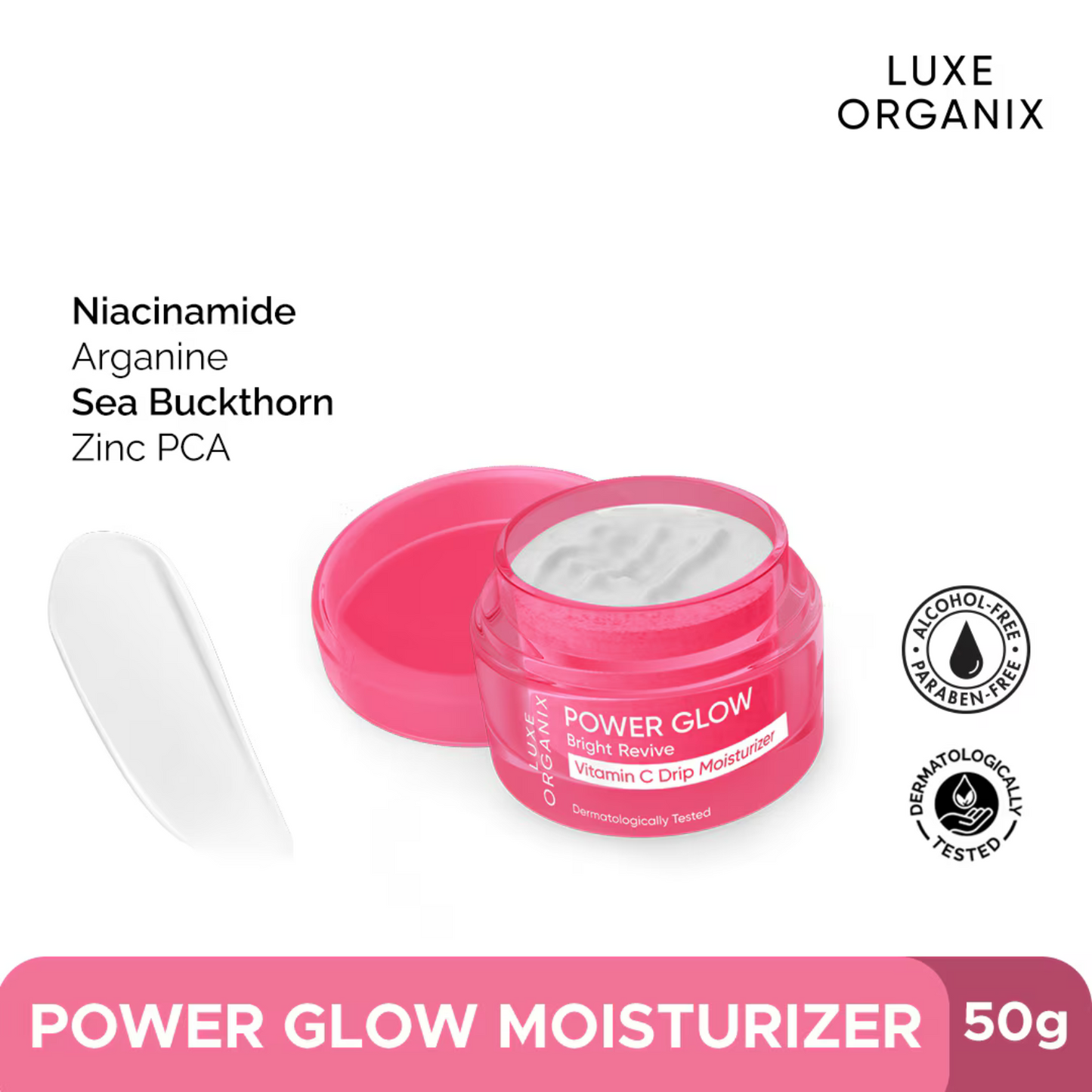 Moisturiser Power Glow Bright Revive Vitamin C Drip 50g