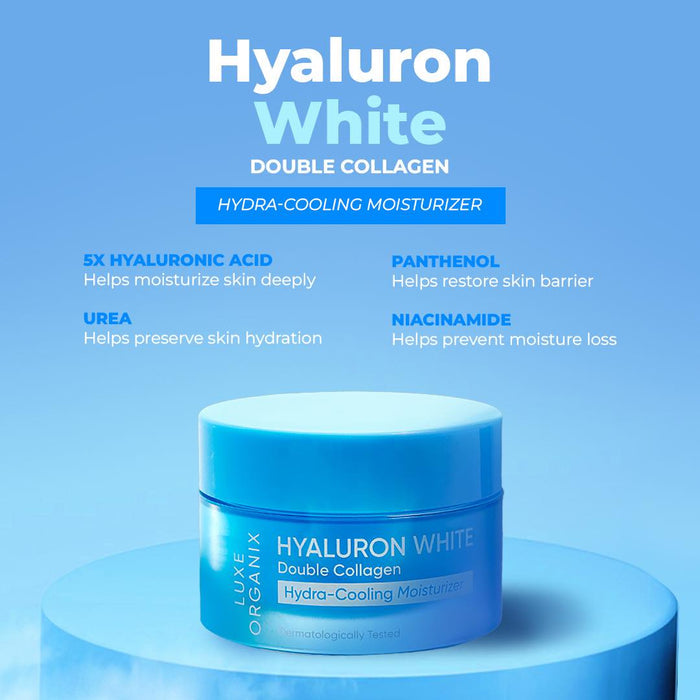 Moisturiser Hyaluron White Double Collagen Hydra-Cooling 50g