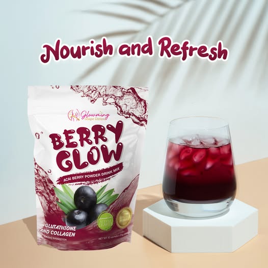 Glowming Shape Premium Detox Drink 10 x 20g Sachets - Berry Glow