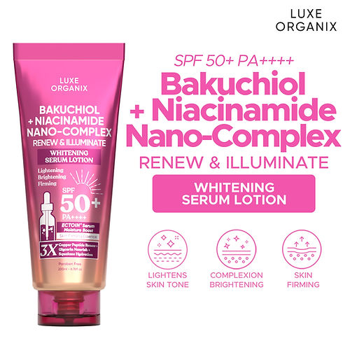 Serum Lotion Bakuchiol + Niacinamide Nano-complex Serum Lotion SPF 50+ PA++++ 200ml