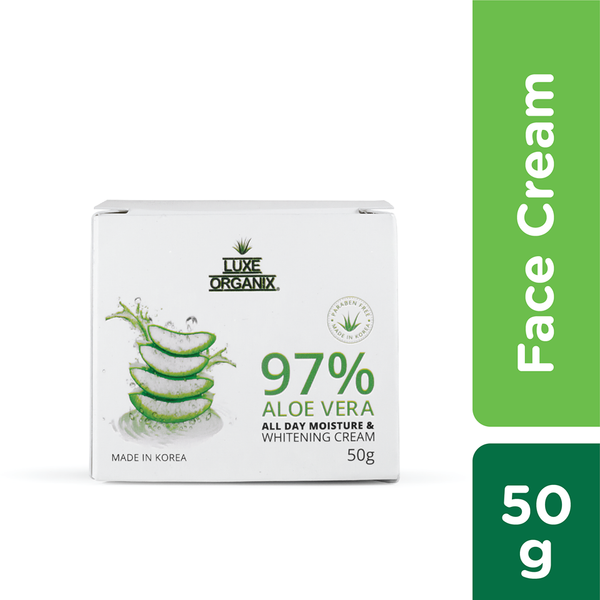Aloe Vera 97% All Day Moisture and Whitening Cream with Vit. C 50g