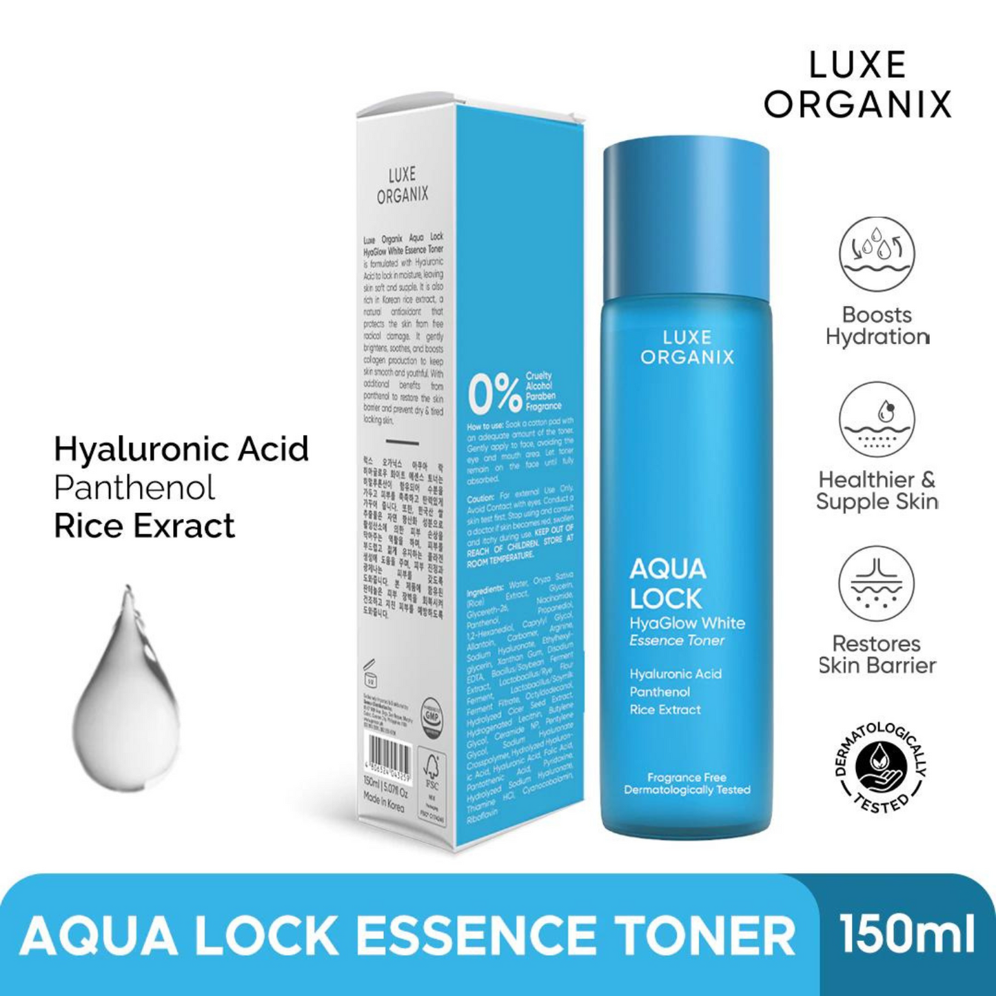 SALE - Aqua Lock Essence Toner 150ml