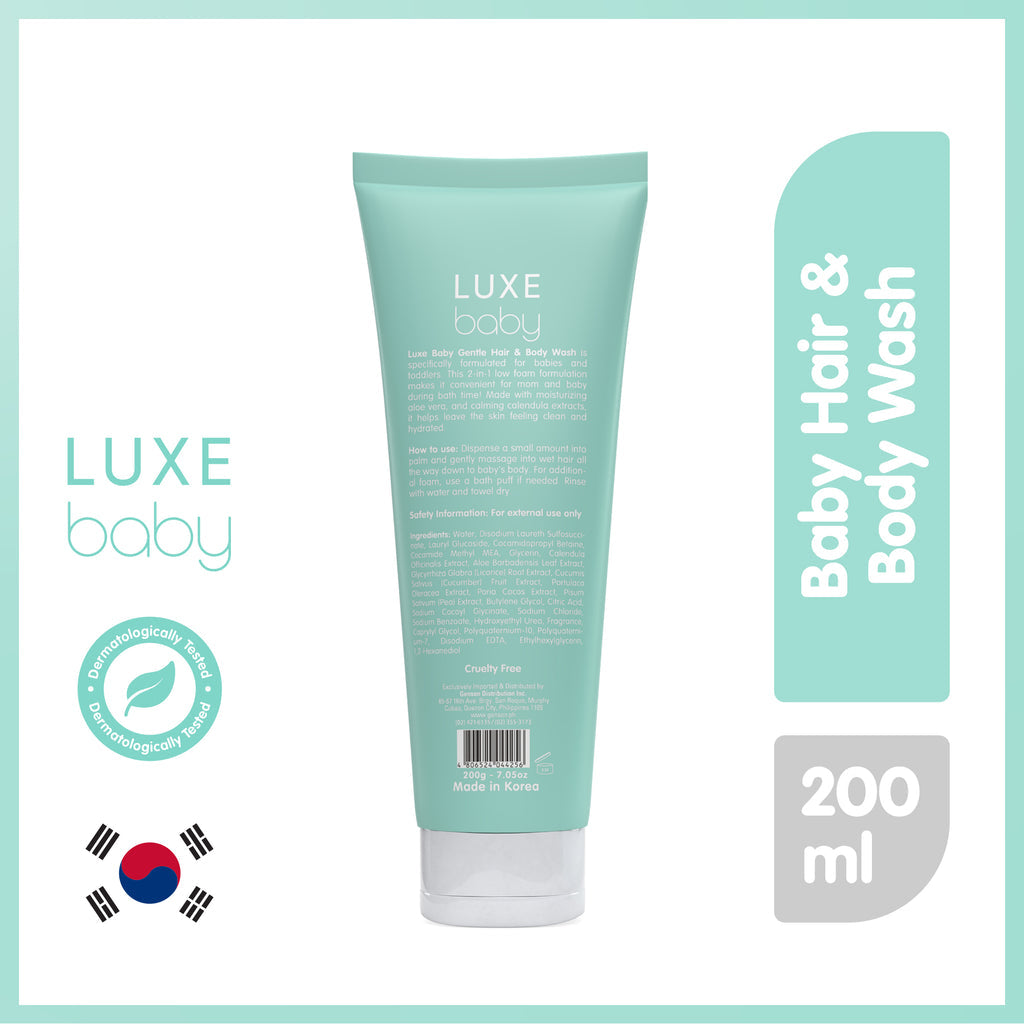 Luxe Baby Gentle Hair & Body Wash 200ml