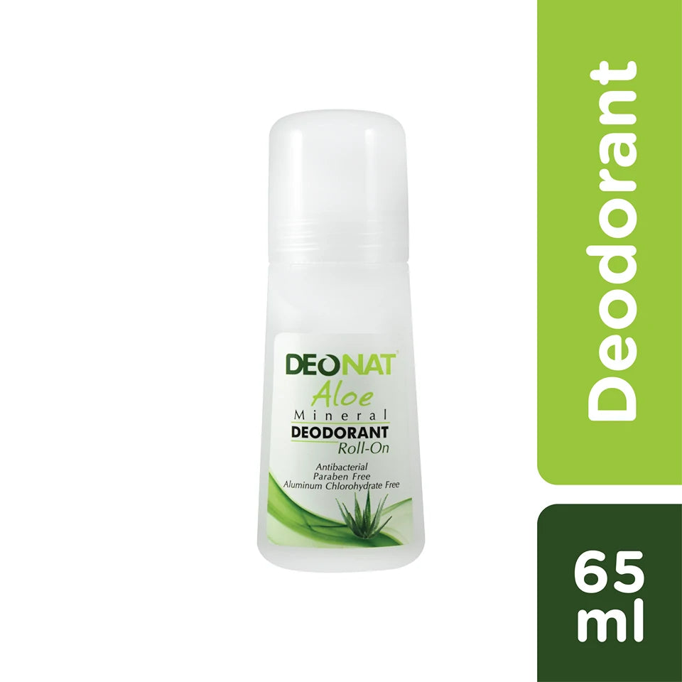 SALE - Deonat Mineral Deodorant Roll-on 65ml - Aloe (Exp: 08/2026)