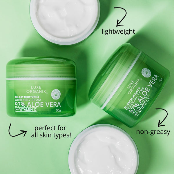 Aloe Vera 97% All Day Moisture and Whitening Cream with Vit. C 50g