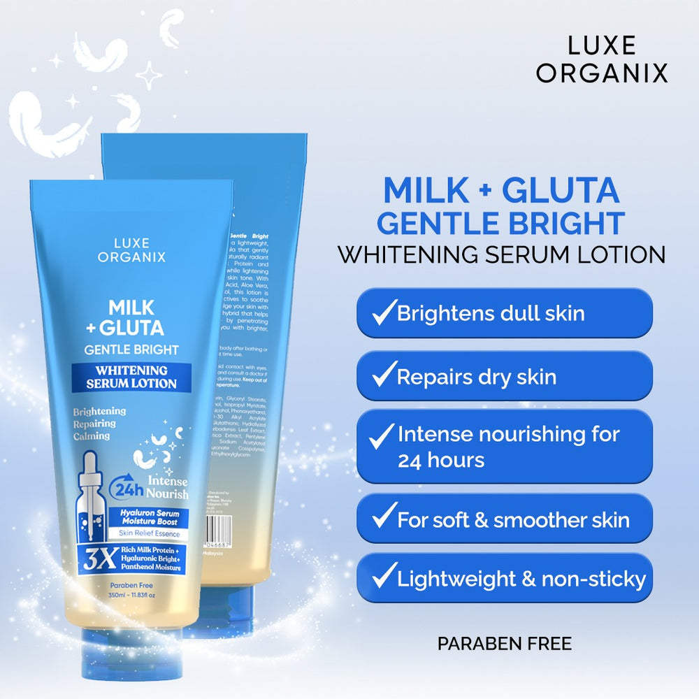 Serum Lotion Milk + Gluta Whitening 350ml