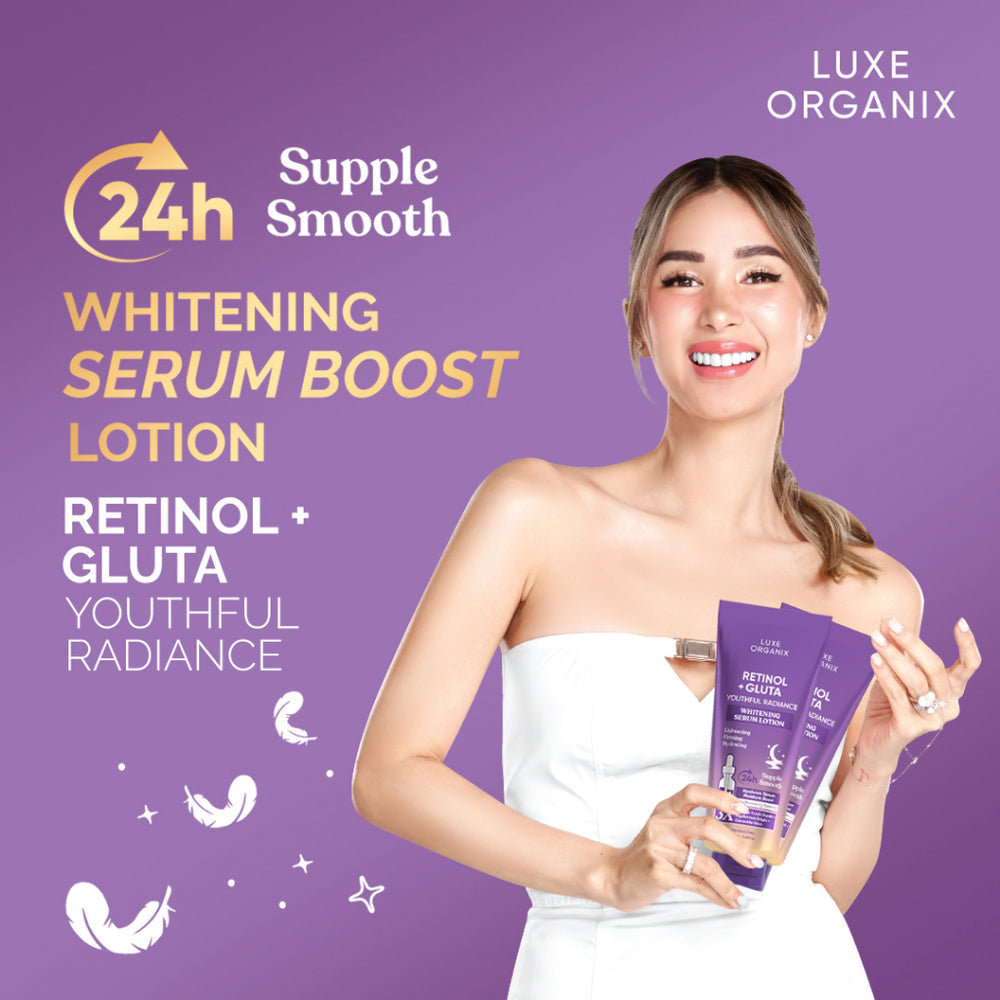 Serum Lotion Retinol + Gluta Whitening 350ml