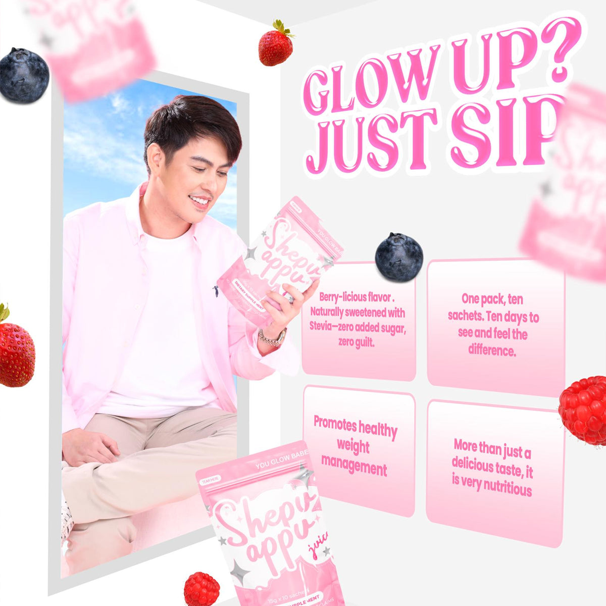 You Glow Babe Shepu Appu Juice 10 x 15g sachets