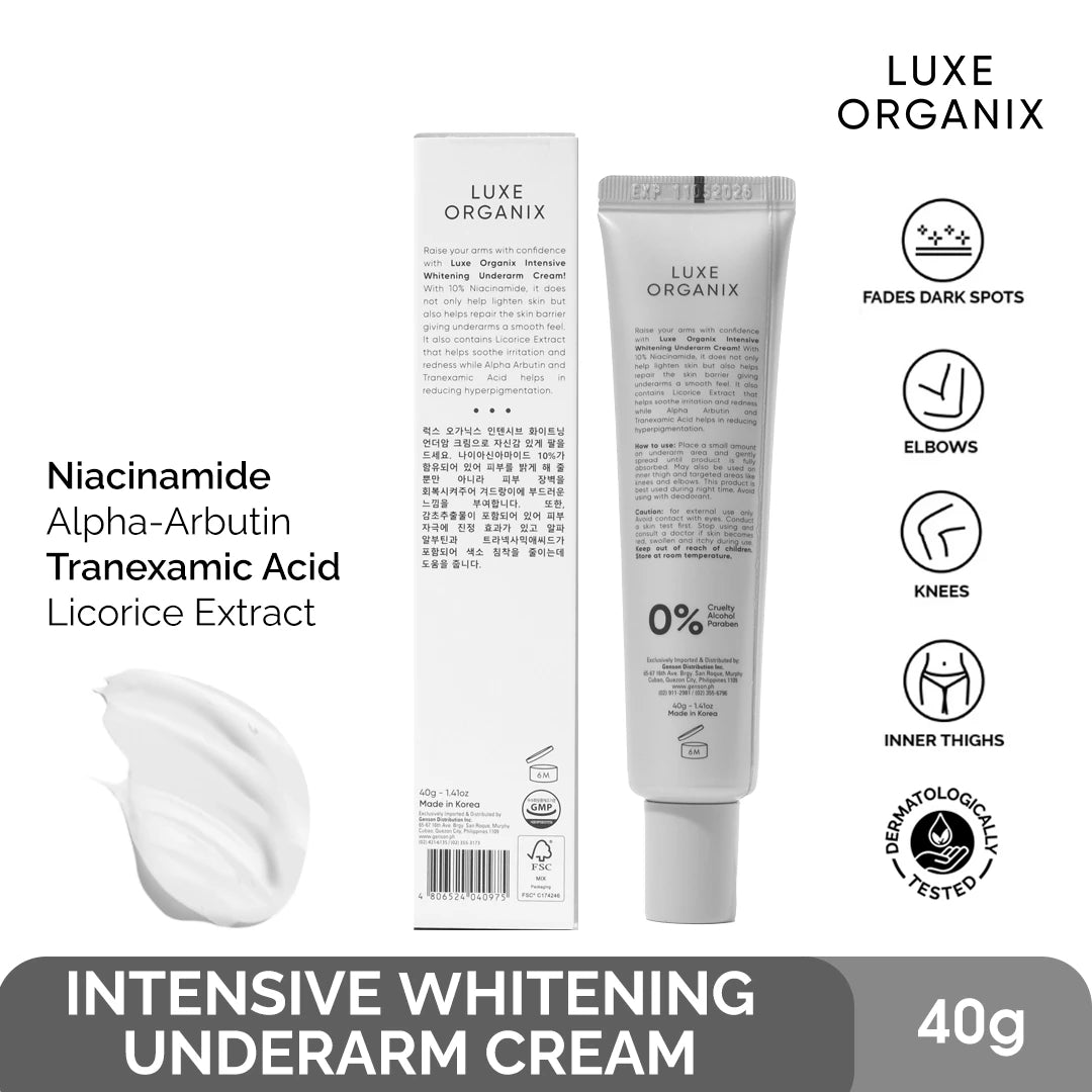 Intensive Whitening Underarm Cream 10% Niacinamide 30g