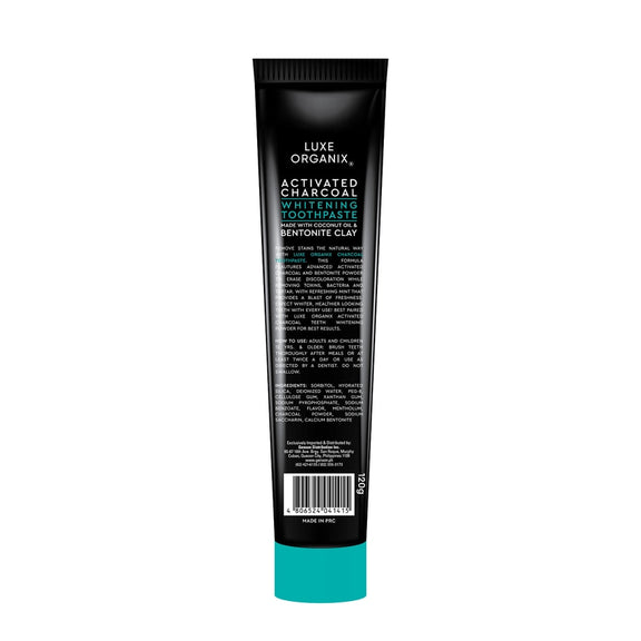 Activated Charcoal Whitening Toothpaste Spearmint 120g