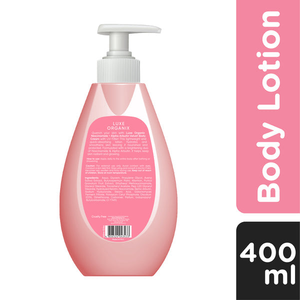 CLEARANCE - Velvet Body Lotion Niacinamide + Alpha Arbutin 400ml