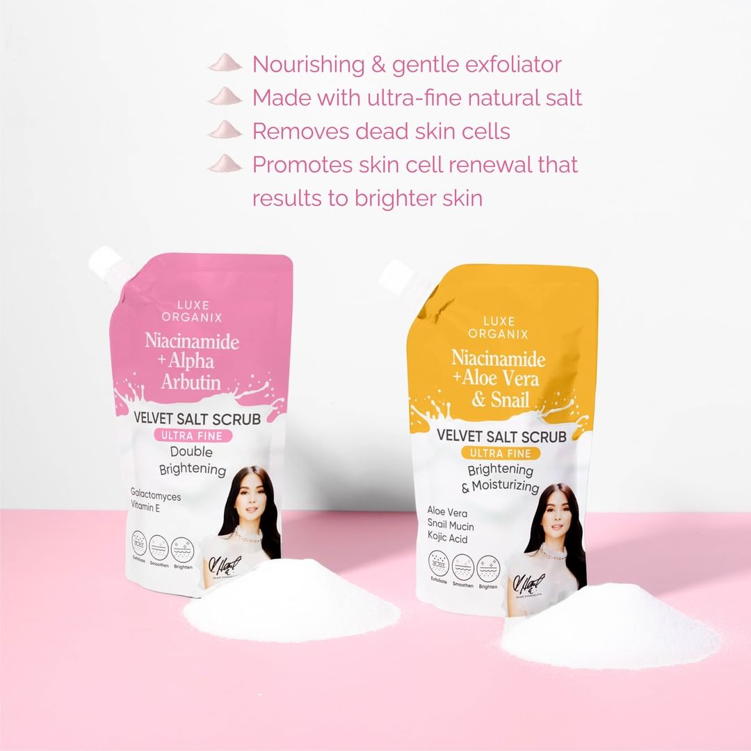 Velvet Salt Scrub Niacinamide + Alpha Arbutin 300g