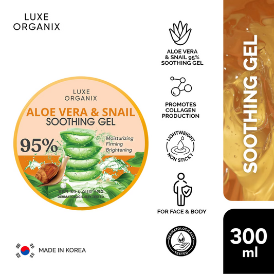 Soothing Gel Aloe Vera & Snail Mucin 300ml
