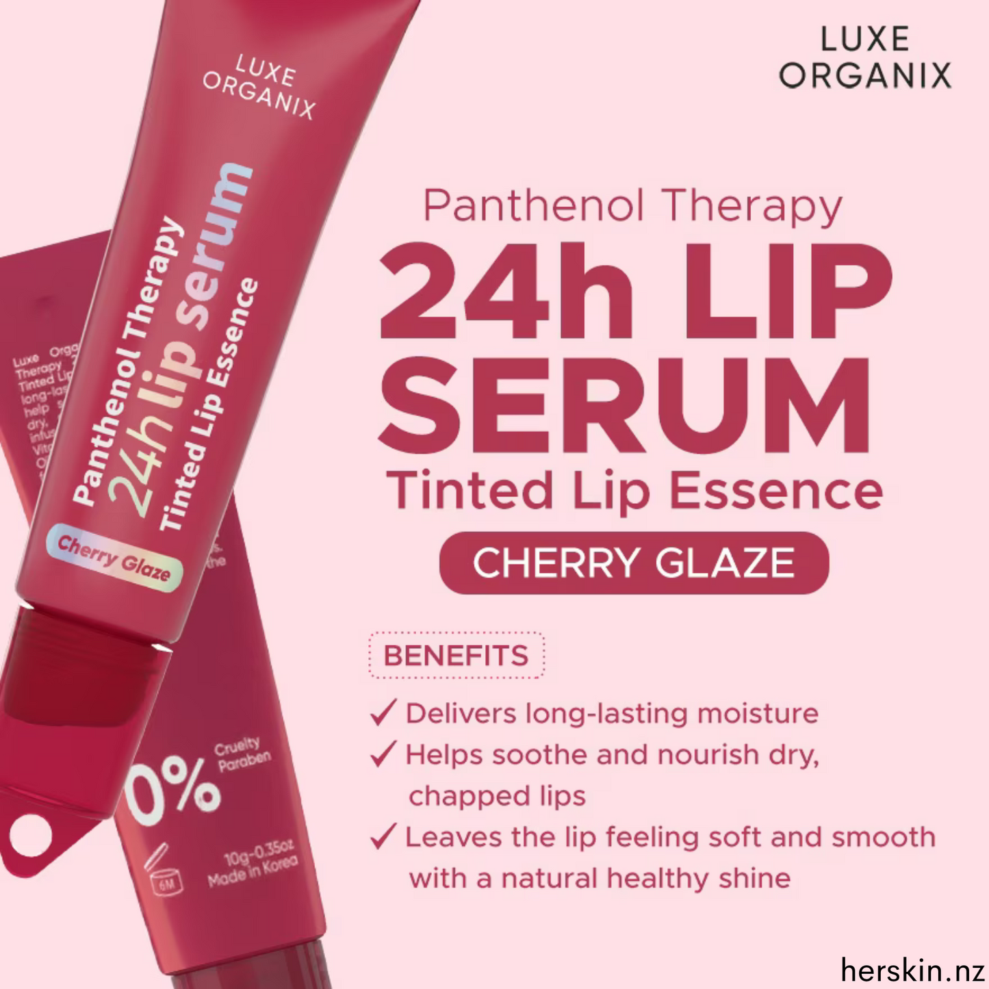 Lip Serum 24H Tinted Essence 10g - Cherry Glaze