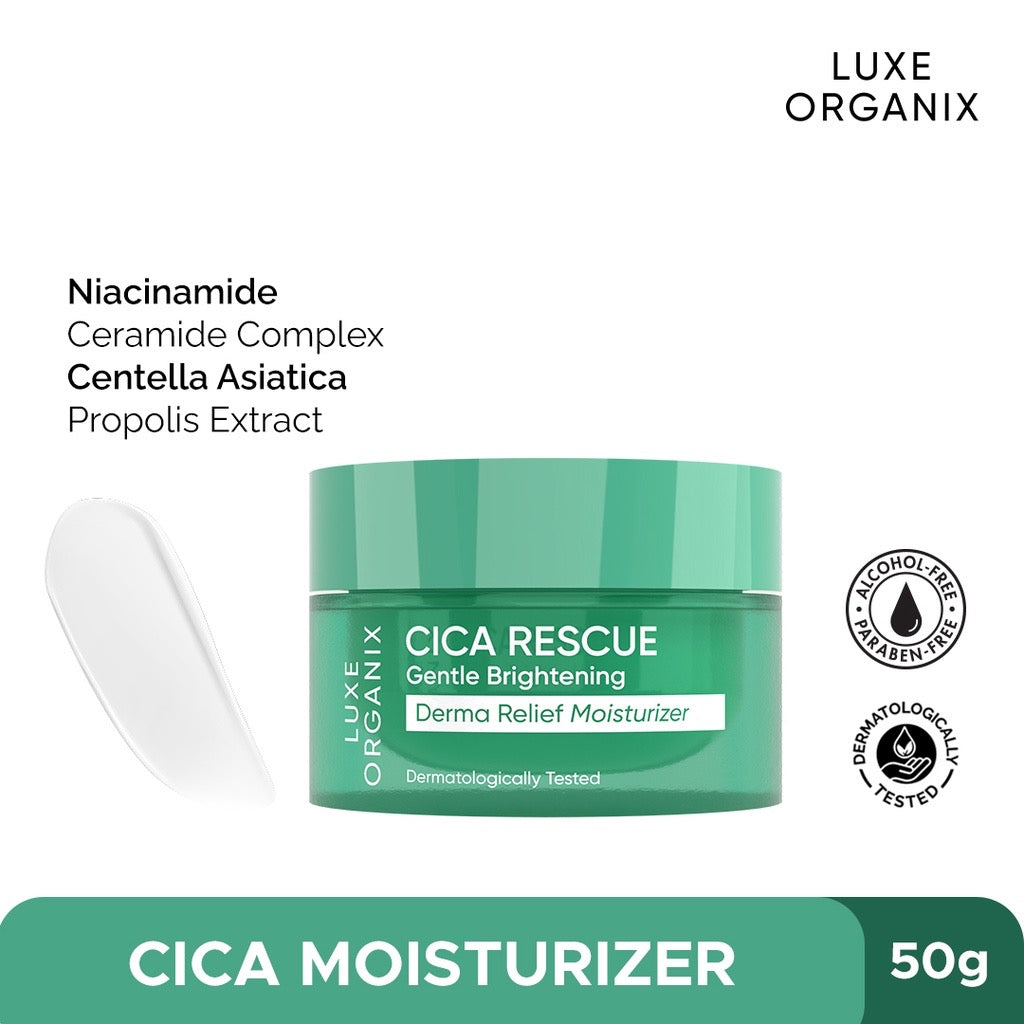 Moisturiser Cica Rescue Gentle Brightening Derma Relief 50g