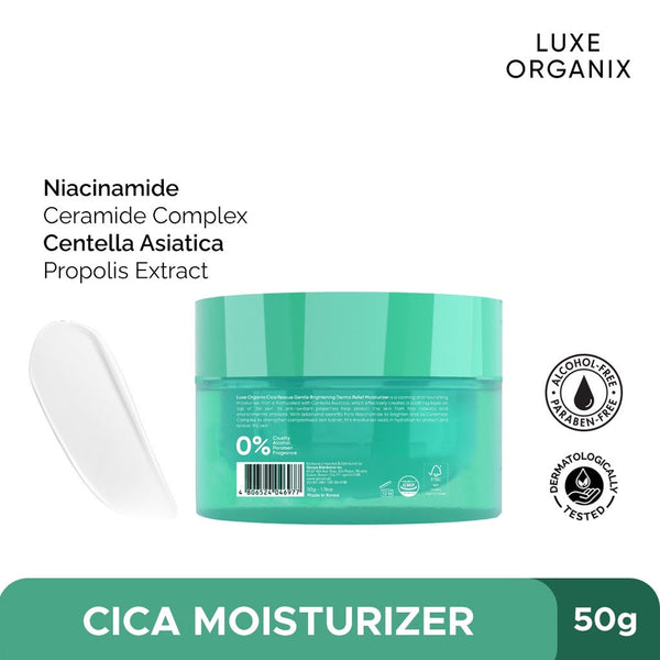 Moisturiser Cica Rescue Gentle Brightening Derma Relief 50g