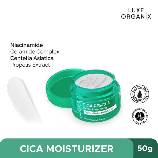 Moisturiser Cica Rescue Gentle Brightening Derma Relief 50g