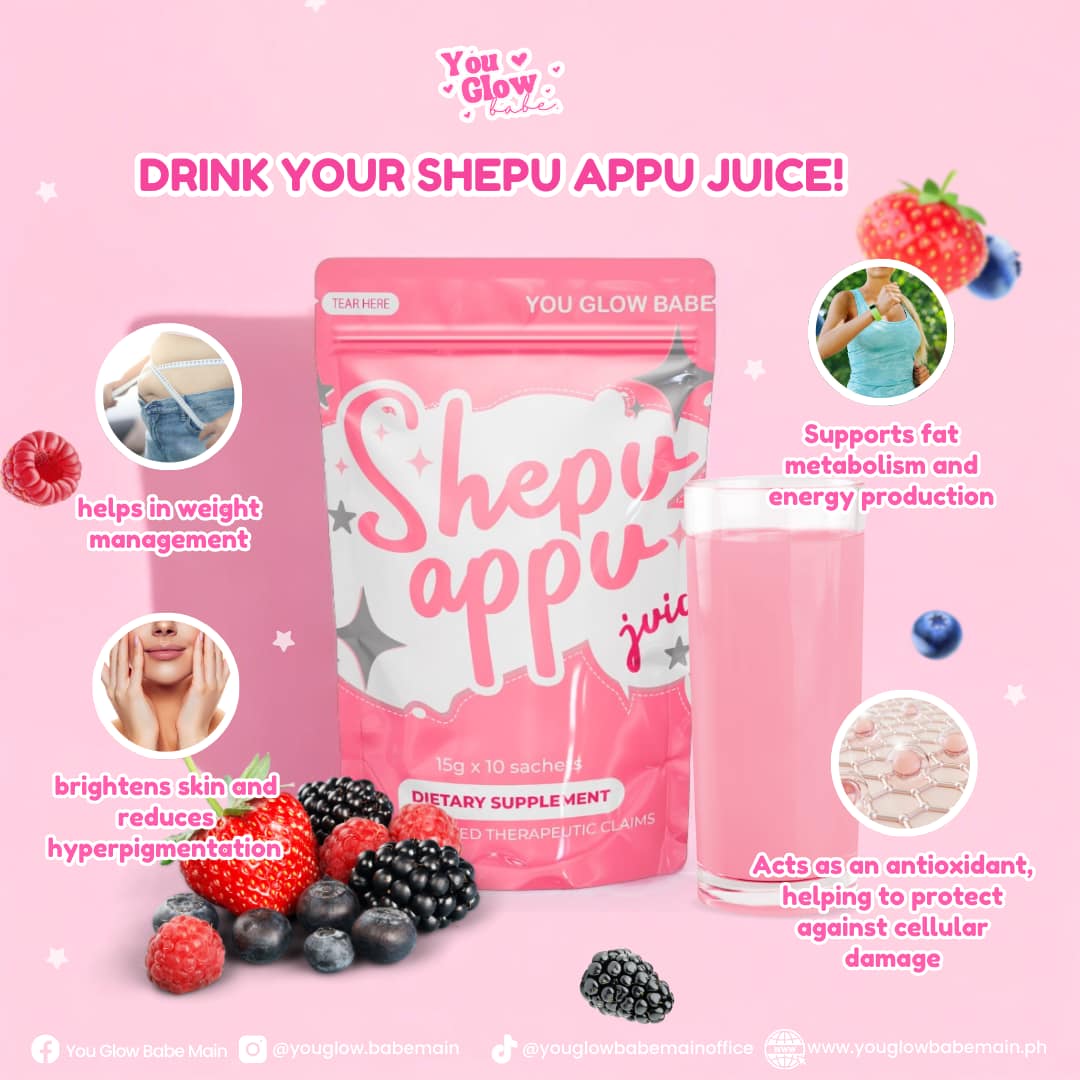 You Glow Babe Shepu Appu Juice 10 x 15g sachets