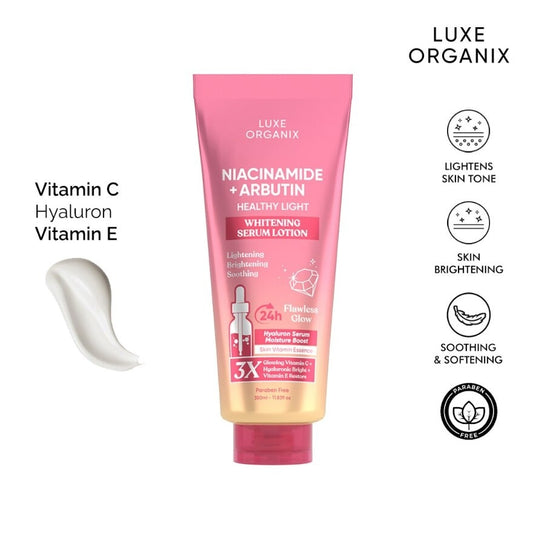 Serum Lotion Niacinamide + Arbutin Whitening 350ml