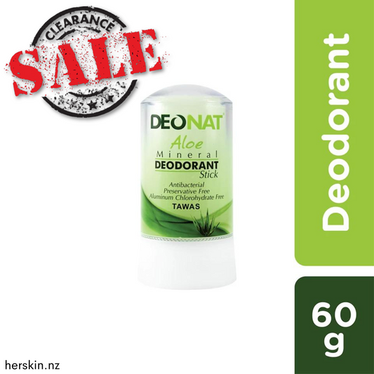 CLEARANCE - Deonat Mineral Deodorant Stick 60g - Aloe