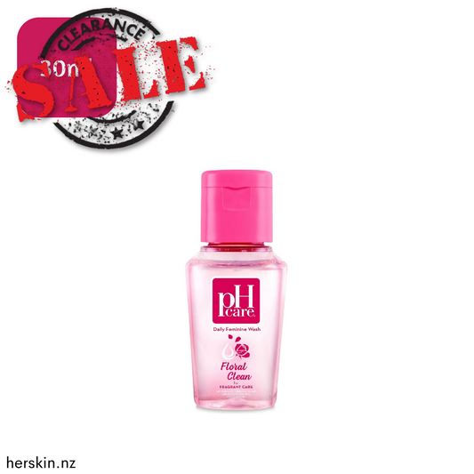CLEARANCE - pH Care Feminine Wash Floral Clean Travel Size 30ml