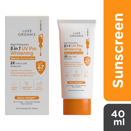 High Protection 5-in-1 UV Pro Whitening Serum Sunscreen SPF 47 PA+++ 40mL