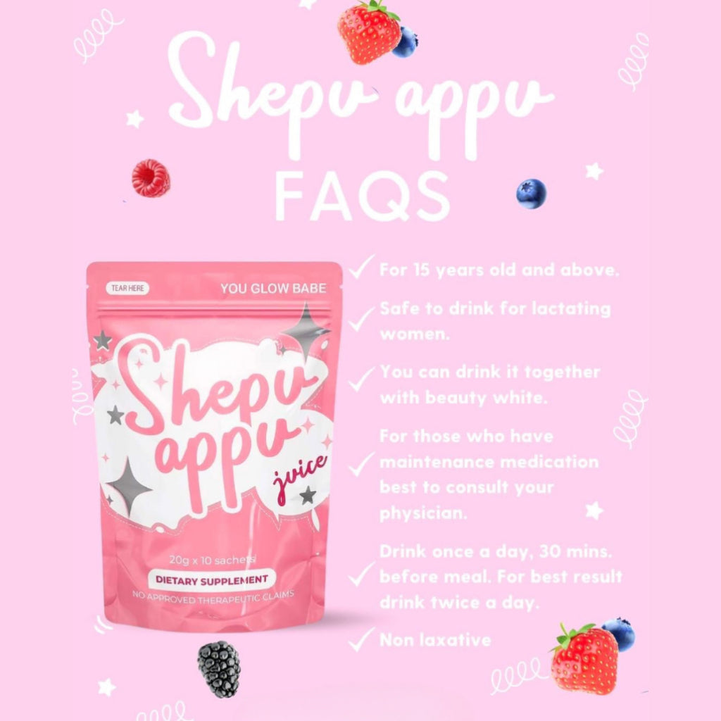 You Glow Babe Shepu Appu Juice 10 x 15g sachets