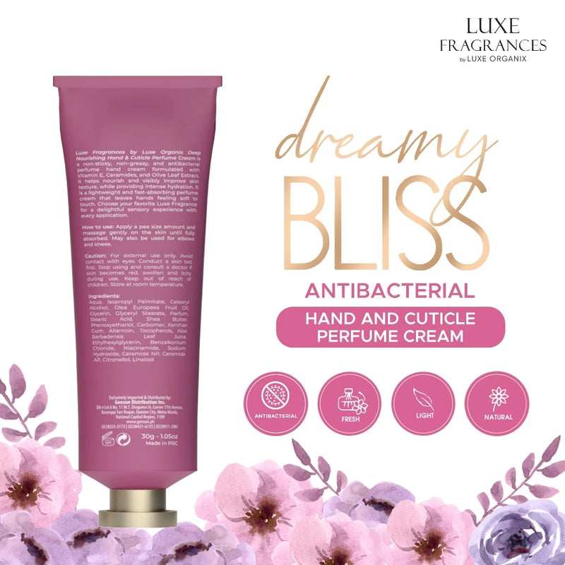 Hand and Cuticle Perfume Cream 30g - Dreamy Bliss