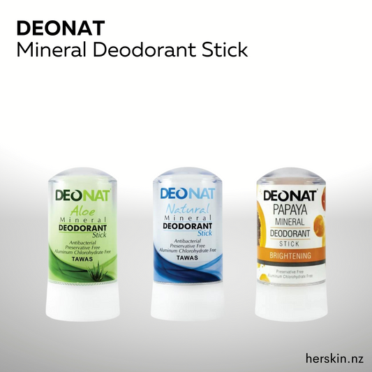 Deonat Mineral Deodorant Stick 60g - Available in 3 Variants