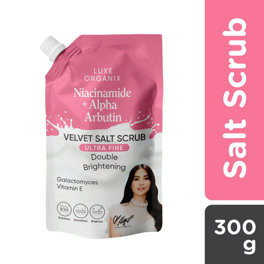 Velvet Salt Scrub Niacinamide + Alpha Arbutin 300g