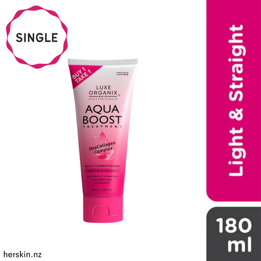 Aqua Boost Hair Treatment Light & Straight 180ml
