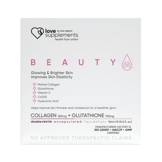 Beauty Supplement Collagen + Glutathione 15ml x 15 Sachets