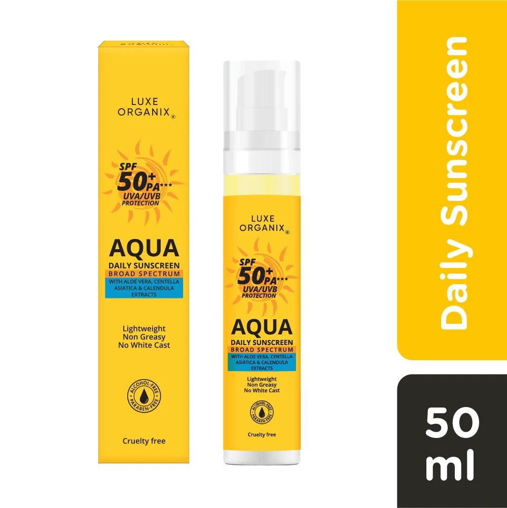 Aqua Daily Sunscreen SPF50+ PA+++ 50ml